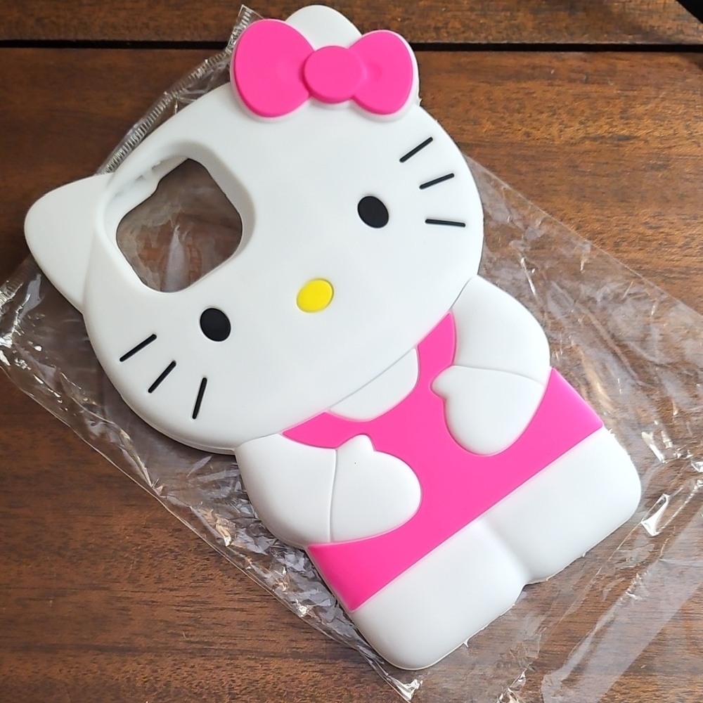 Cute White and Pink Hello Kitty Phone Case! NEW!! IPHONE 13,14,15